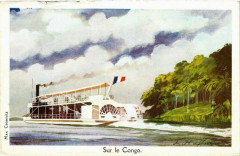 Sur le Congo - Steamship - Ships