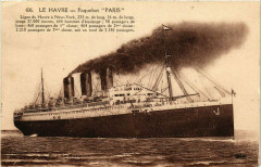 Paquebot Paris - Le Havre - Ships