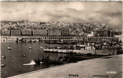 Alger - Vue générale prise du port Dague et Mameluck Ships -
													France
												