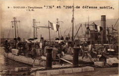 Toulon - Torpilleurs 336 et 298 de defense mobile Ships