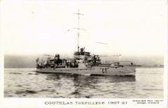 Coutelas Torpilleur 1907-21 Ships
