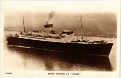 Ak British Railways S.S. Arnhem Ships