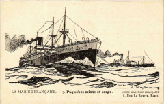 Paquebot mixte et cargo Ships