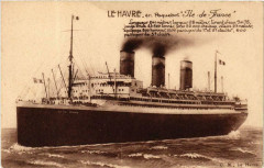 Le Havre - Paquebot Ile de France Ships