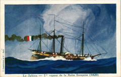 Le Sphinx - 1er vapeur de la flotte francaise Ships