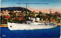 Nice - Paquebot Yacht Ile de Beaute Le Mont Boron. Ships