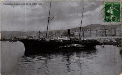 Panorama d'Alger pris de la jetée nord Ships
