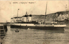 Dieppe - Depart du Brighton Ships