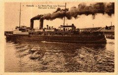 Ostende - La Malle Poste vers Douvres Ships