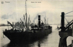 Anvers - Depart d'un navire Ships -
													France
												