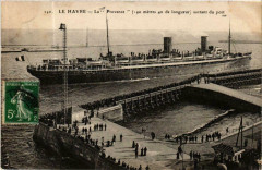 Le Havre - La Provence sortant du port Ships
