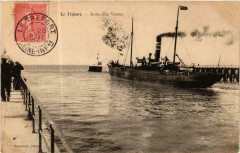 Le Treport - Sortie d'un Vapeur Ships