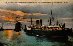 Boulogne Mer Service des Voyageurs Boulogne Folkestone Ships