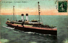 Dieppe - Le Steamer Brighton Ships