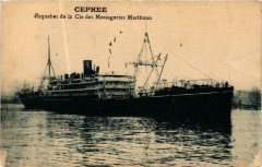 Cephée Paquebot de la Cie des Messageries Maritimes. Ships