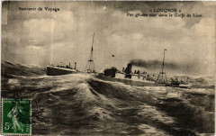 Louqsor' Par grosse mer dans le Glfe de Lion Ships