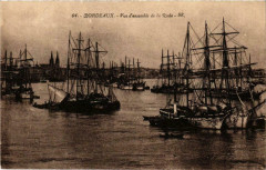 Bordeaux Vue d'ensemble de la Rade Ships