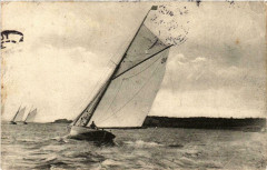 Black White photo Ships -
													France
												