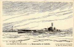La Marine Francaise Sous-marin et vedette Ships