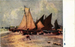 Southwold Beach Oilette Ships