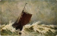 Maillarde Barque de peche fuyant au vent Ships