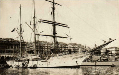 Black White photo Ships