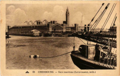 Cherbourg Gare maritime Ships