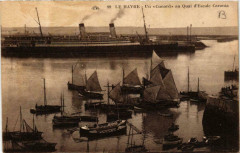 Le Havre Un Cunard au Quai d'Escale Caronia Ships