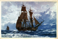 Ship on Postcard Ships