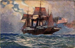 Ship on Postcard Ships