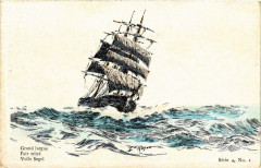 Grand largue Fair wind Ships