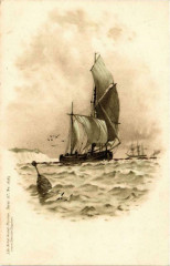 Ship on Postcard Ships