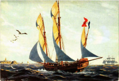 Ship on Postcard Ships
