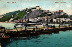 Der Rhein Ehrenbreitstein Ships