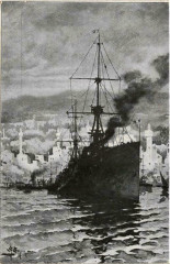 Ship on Postcard Ships