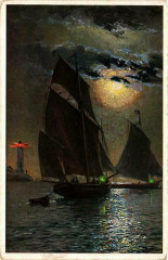 Ship on Postcard Ships