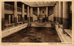 Cunard R.M.S. Berengaria - Pompeiian Swimming Bath - Ships