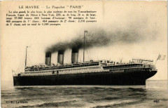 Le Paquebot Paris - Le Havre - Ships