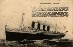 Le Transatlantique La France Ships