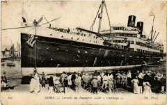 Paquebot poste Carthage Nd Phot Ships