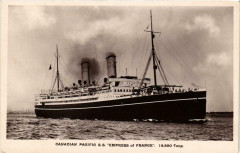 Canadian Pacific Liner S.S. Empress of France Ships
