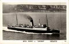 Ak S.S. Canterburry British Railways Ships