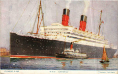 Cunard Line Rms Caronia Ships