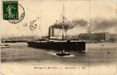 Paquebot Australien Messageries Maritimes Ships