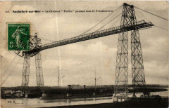 Rochefort-s-Mer Croiseur Forbin passant Tansbordeur Ships