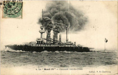 Cuirassé Garde-Cotes Le Henri Iv Ships