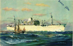 Laos - Cie des Messageries Maritimes Ships