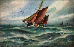 Sailing Vessel - The Busy ocean Ships