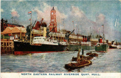 Cargo Steamers North Eastern Railway Riverside Quay Hull Ships