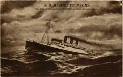 S.S. Mariette Pacha - Messageries Maritimes Ships